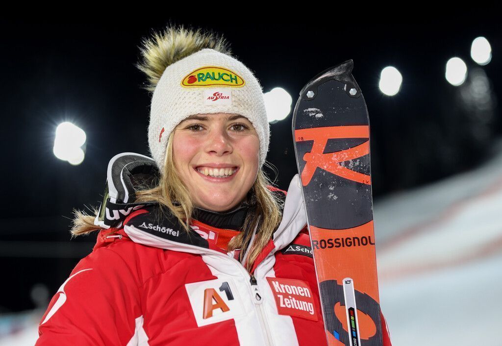 In Aare warten auf Katharina Liensberger zwei Slaloms. »C2