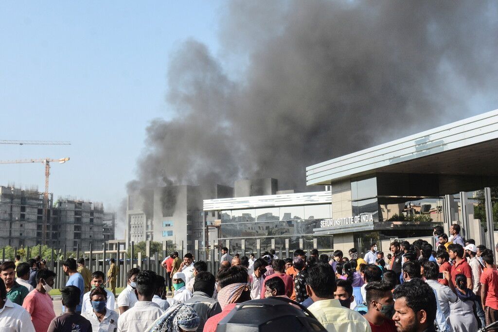 Brand beim weltgrößten Impfstoffproduzenten in Indien