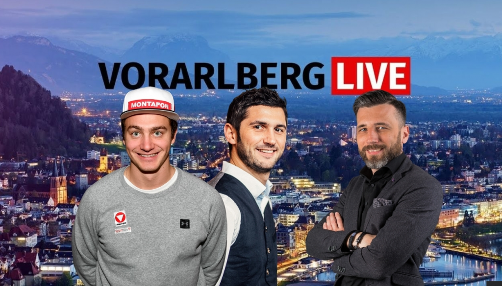 Sportstar und Gastronom heute im Studio von Vorarlberg Live
