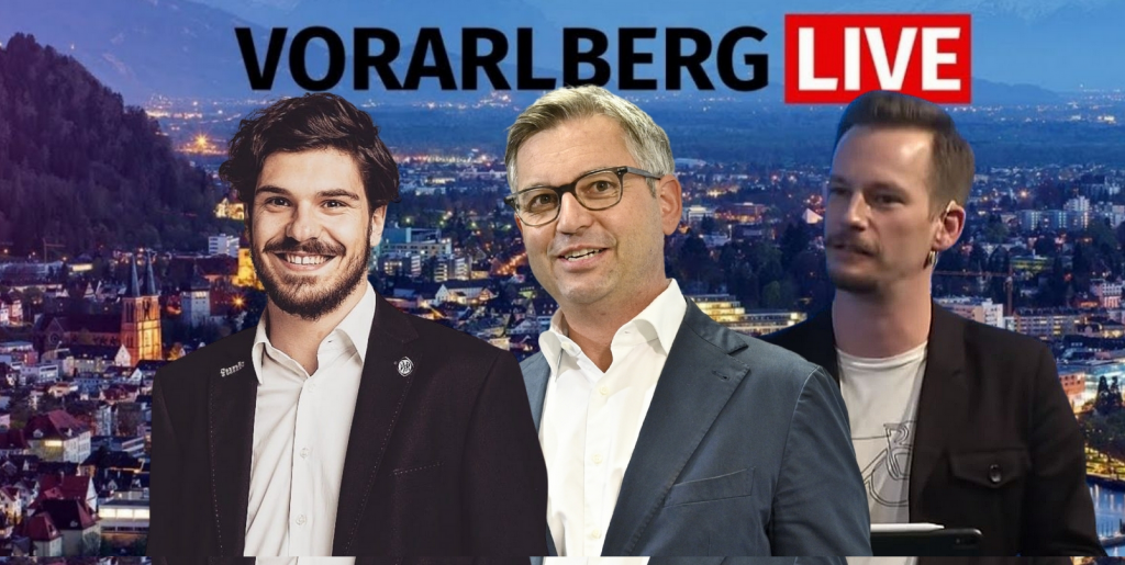 Vorarlberg Live heute mit Magnus Brunner und Matthias Klocker