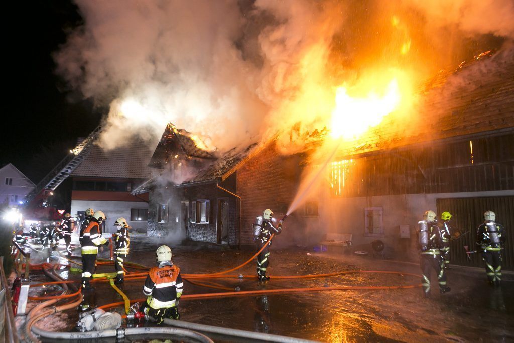 Wohnhaus in Feldkirch geriet in Vollbrand