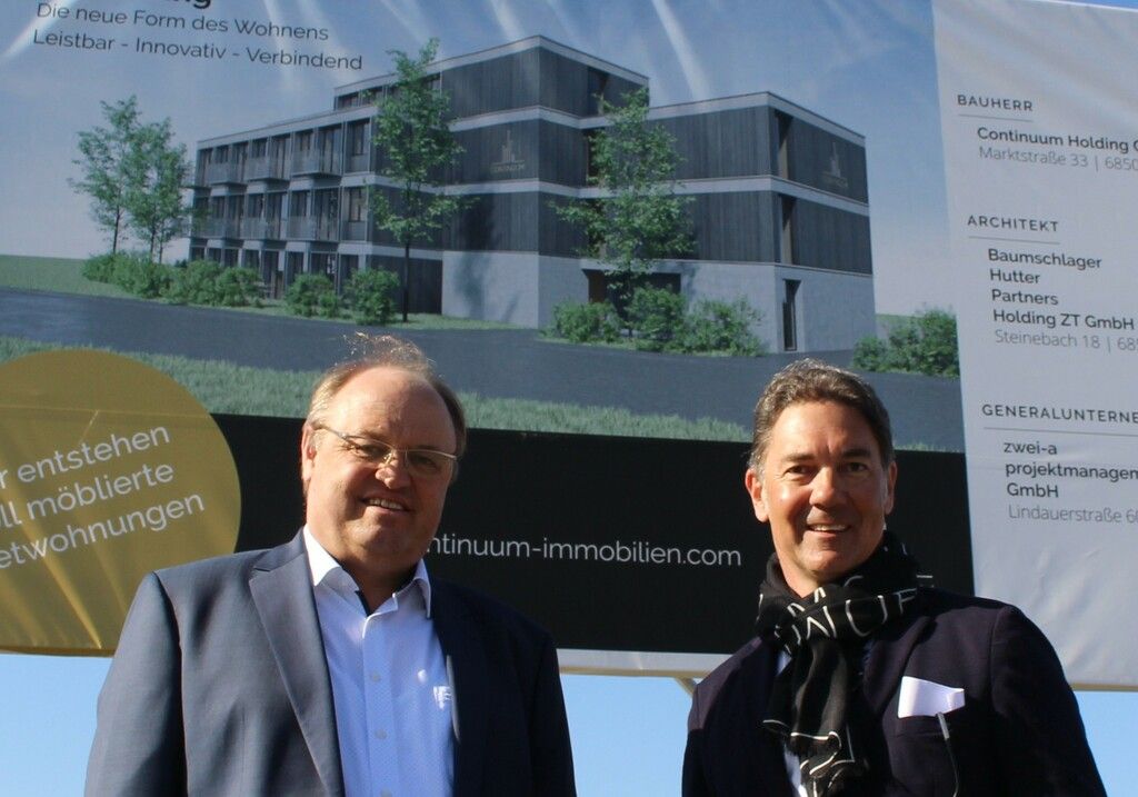 Spatenstich für eine neue Wohn-Dimension in Lauterach
