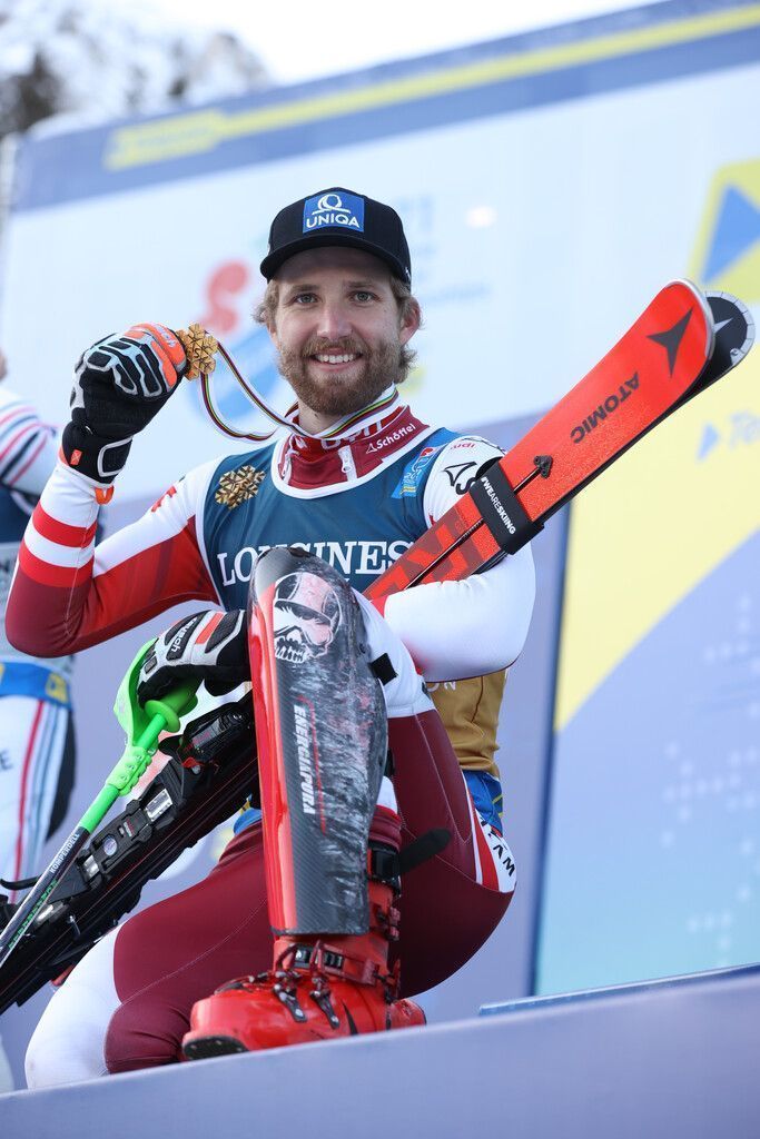 Gold-Gala von Marco Schwarz in der WM-Kombination. »C1, 2