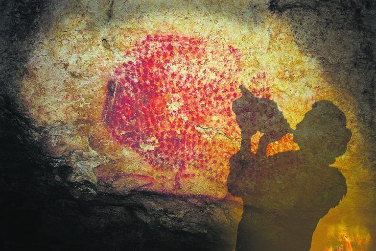 Das in einer Pyrenäenhöhle entdeckte Gehäuse einer Meeresschnecke ist etwa 18.000 Jahre alt und wurde speziell zum Erzeugen von Klängen bearbeitet.G. Tosello