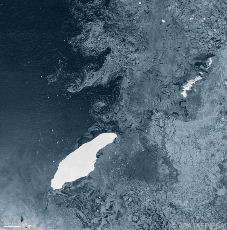 Der Eisberg hatte sich im Juli 2017 vom Larsen-Schelfeis gelöst. AFP
