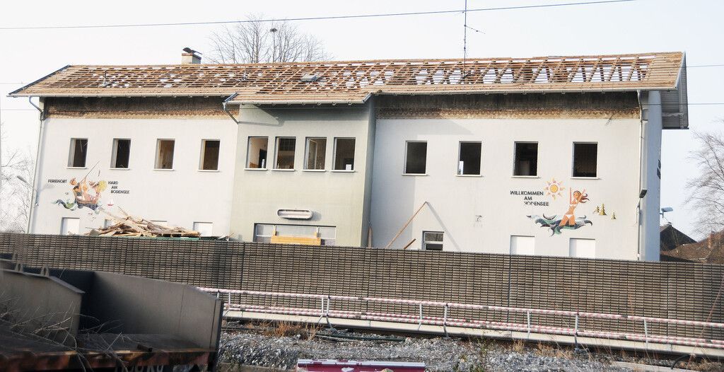 Die Tauben sind in Hard weg, der Bahnhof bald auch