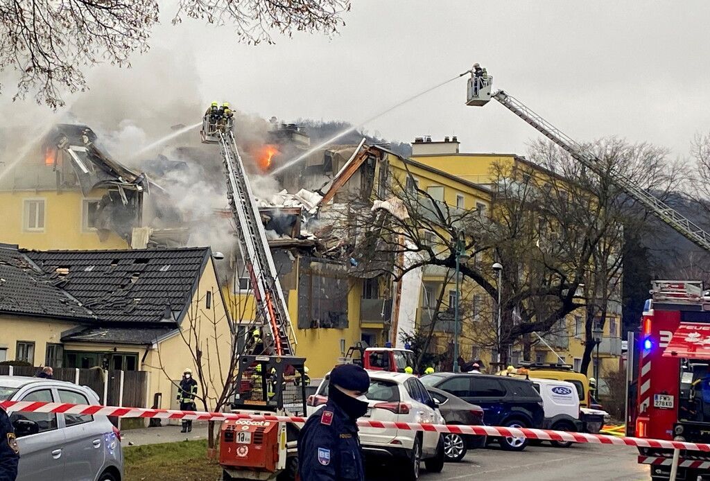 Explosion bewusst verursacht