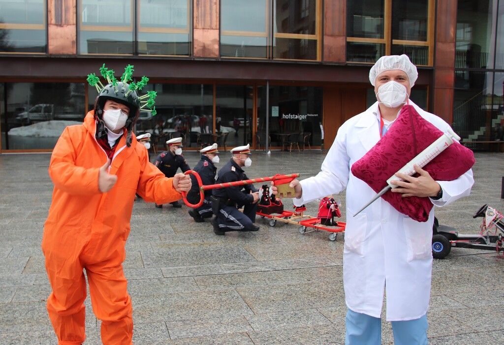 Fasching in Schwarzach trotz und mit Corona