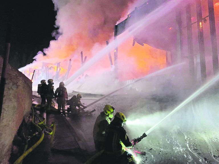 Heizwerk Lech in Schutt und Asche gelegt