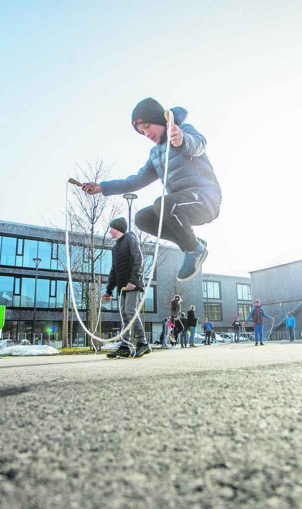 Seilsprung-Challenge begeistert Schüler