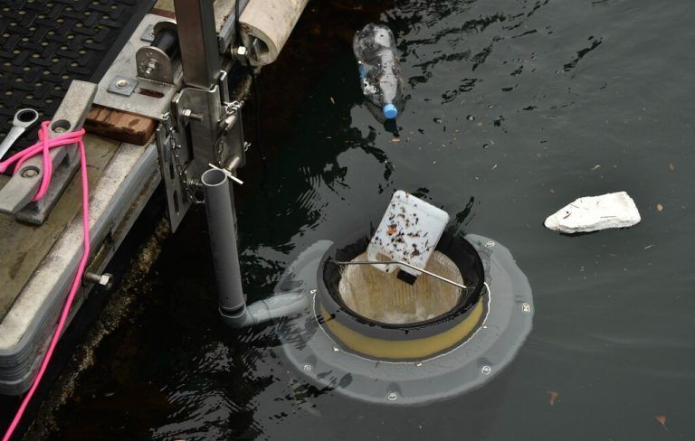 „Seabin“ kann bis zu 500 Kilo Plastikmüll sammeln. AFP