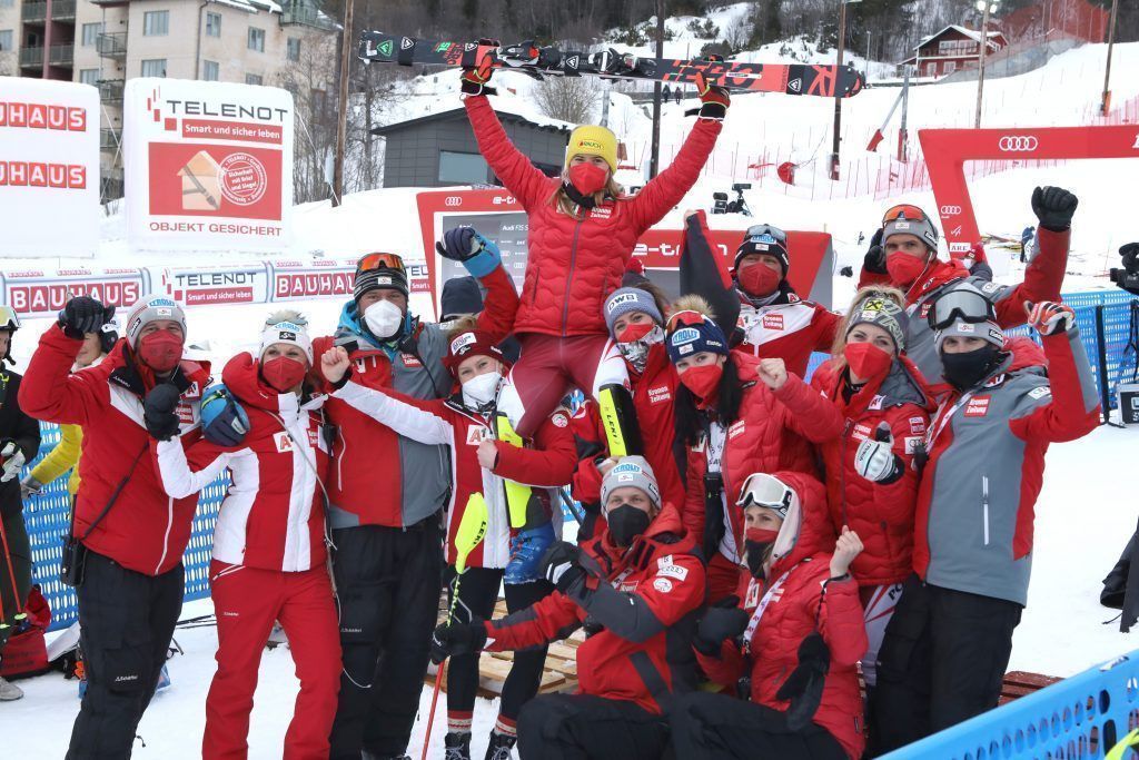 Slalom-Weltmeisterin Liensberger gelingt in Aare erster Sieg