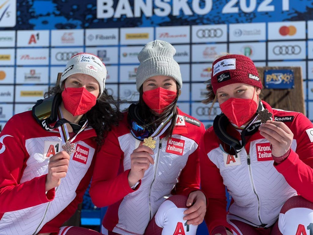 Zwei Junioren-WM-Medaillen für Vorarlberger Ski-Girls
