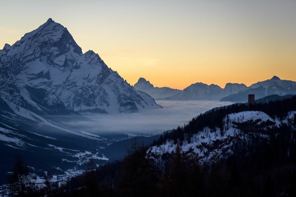 Weniger Schnee in den Alpen
