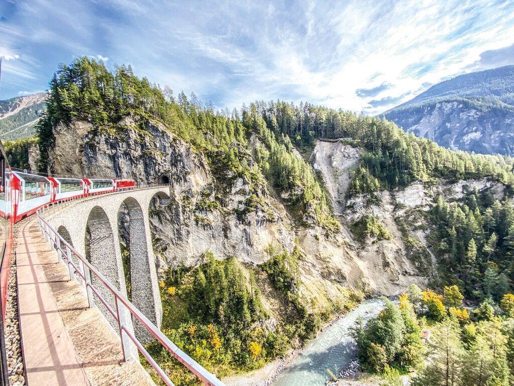 Graubünden mit dem Zug entdecken