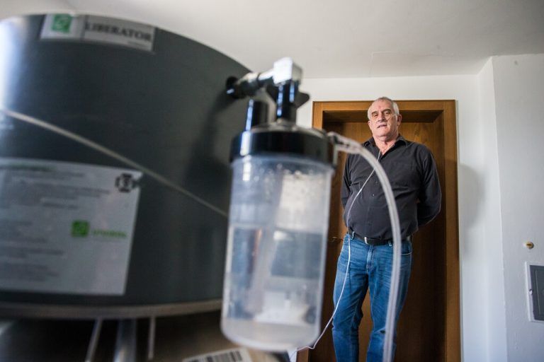 Lungengeschädigte wie Günter Rummer klagen Impfdrängler an. »a6
