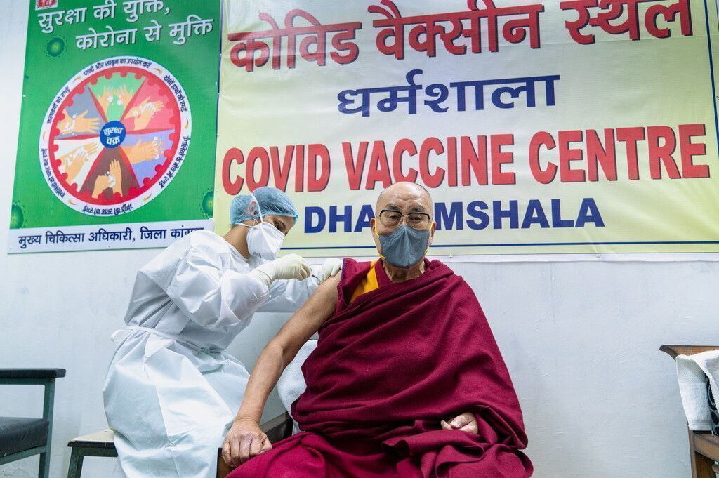Dalai Lama ist geimpft