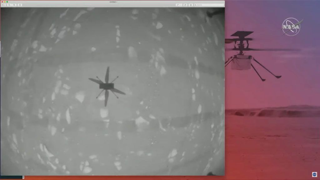 Historischer Flug: Mars-Hubschrauber erstmals abgehoben