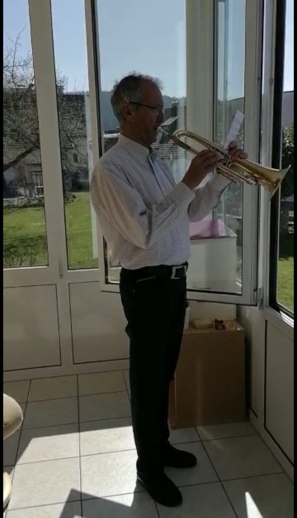 Klangwolke mit musikalischen Ostergrüßen aus Vorarlberg