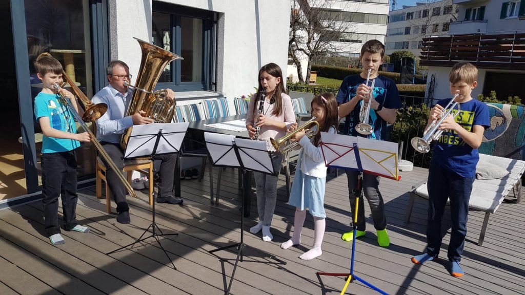 Klangwolke mit musikalischen Ostergrüßen aus Vorarlberg