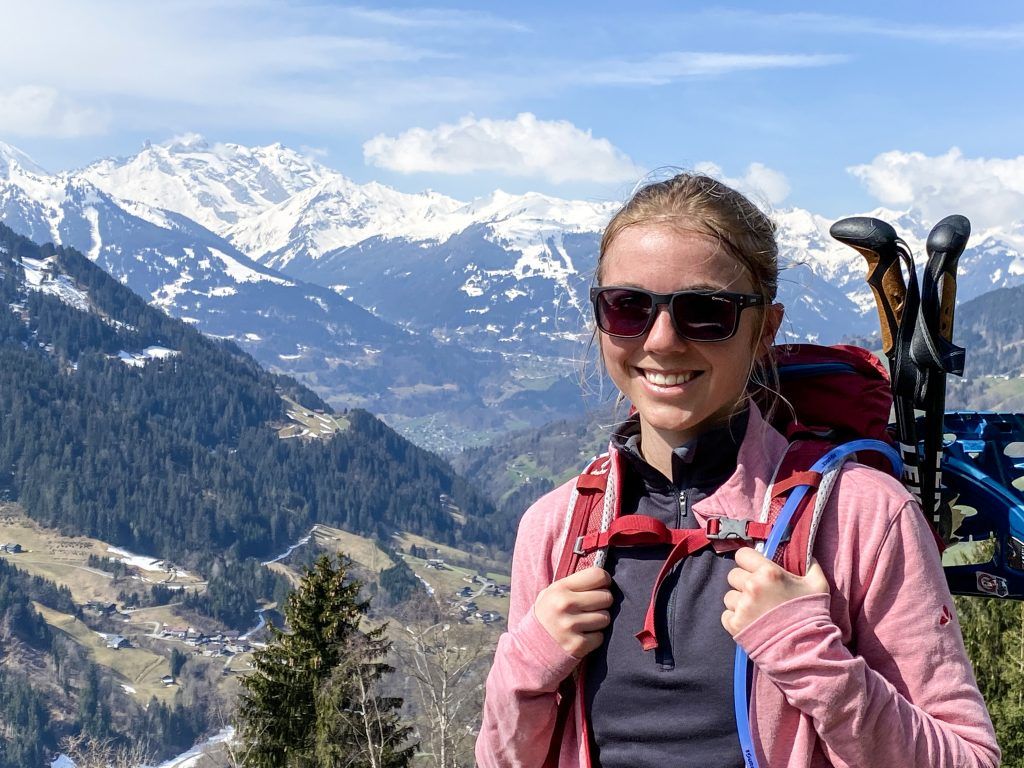 VN-Wanderserie: Einsame Schneeschuhtour aufs Muttjöchle im Silbertal. »A6, 7