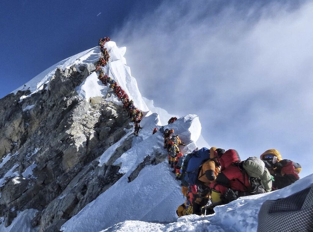 Rekordzahl von Bergsteigern will auf den Mount Everest