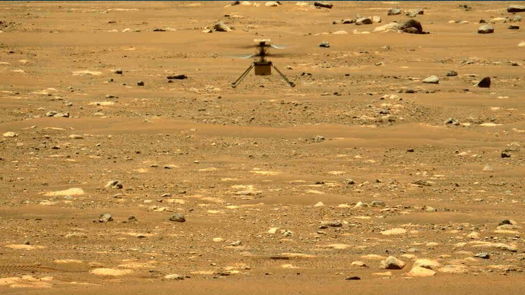 Mars-Hubschrauber zum zweiten Mal abgehoben
