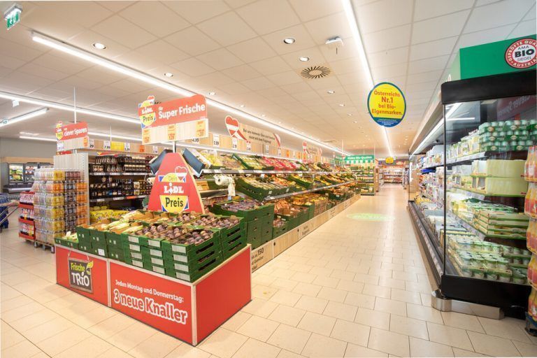 In den Lidl-Regalen finden sich auch zahlreiche Produkte aus Vorarlberg. Fa