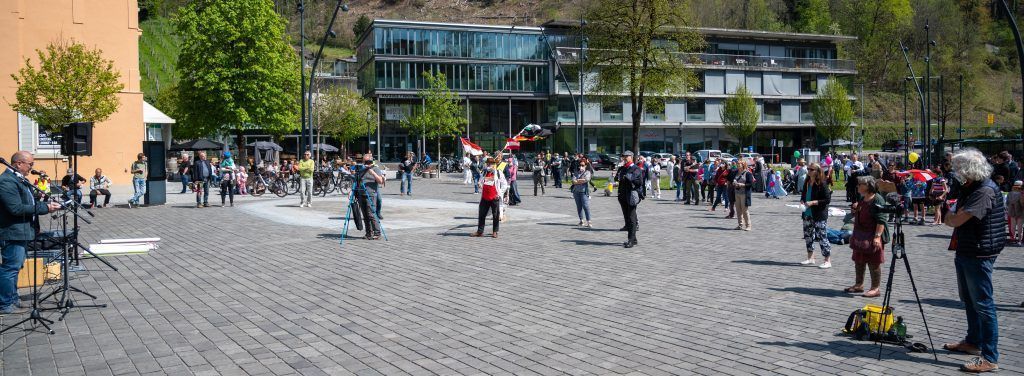 200 demonstrierten in Feldkirch