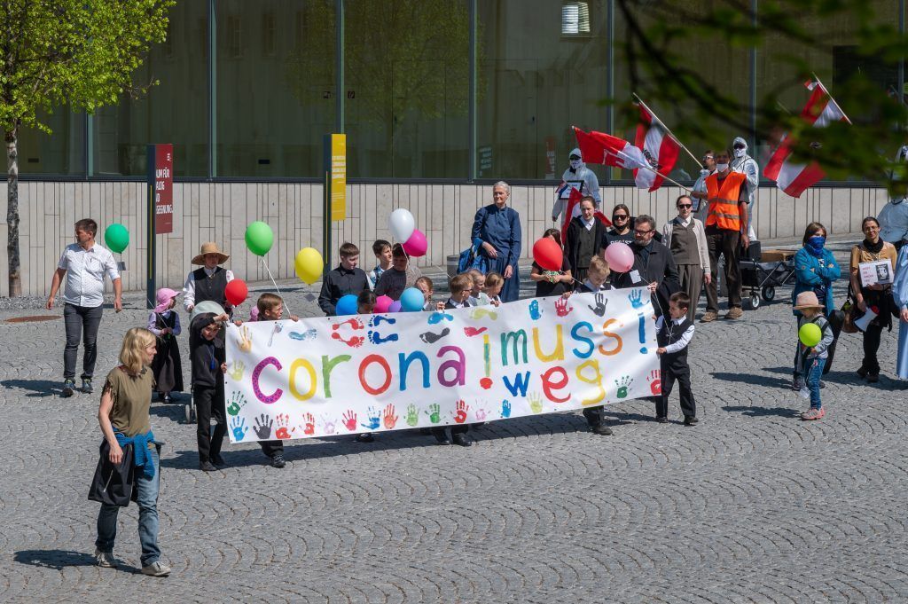 200 demonstrierten in Feldkirch