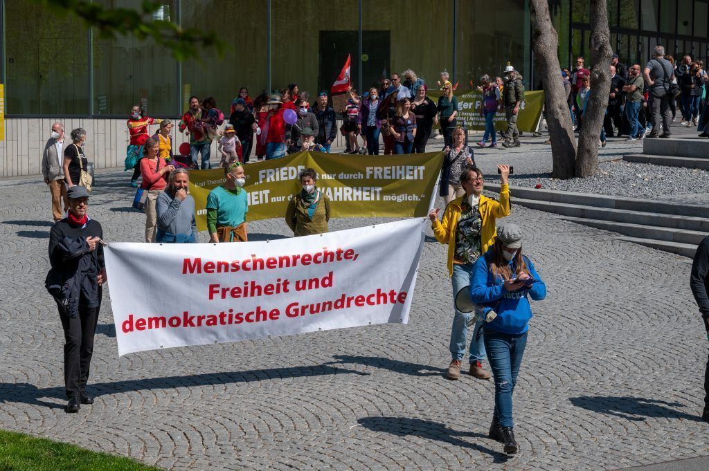 200 demonstrierten in Feldkirch