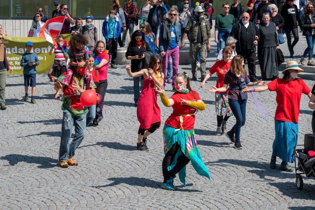 200 demonstrierten in Feldkirch