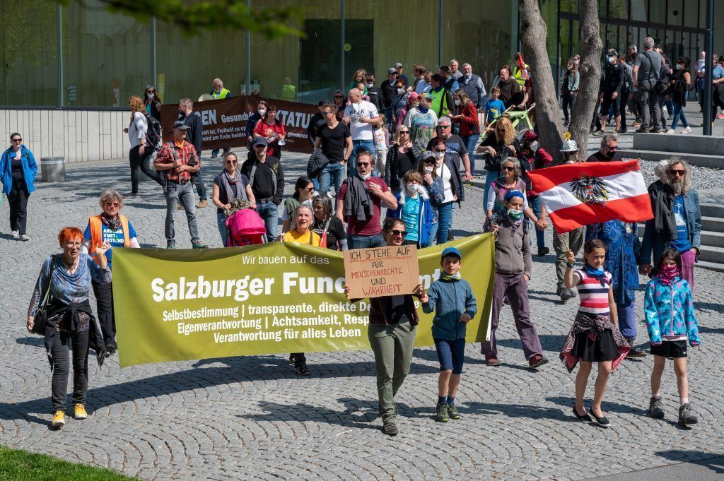200 demonstrierten in Feldkirch