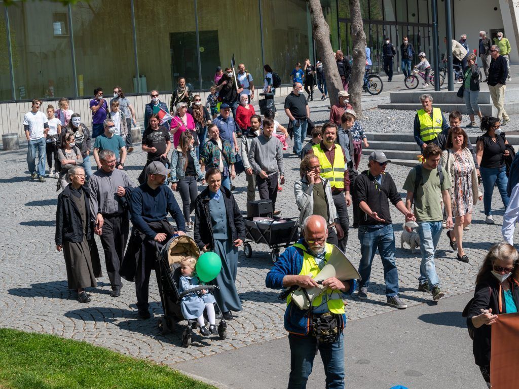 200 demonstrierten in Feldkirch