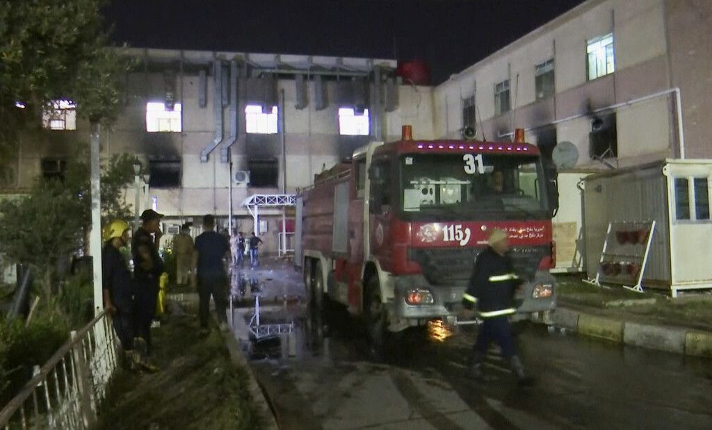 82 Tote nach Brand auf Corona-Intensivstation in Bagdad