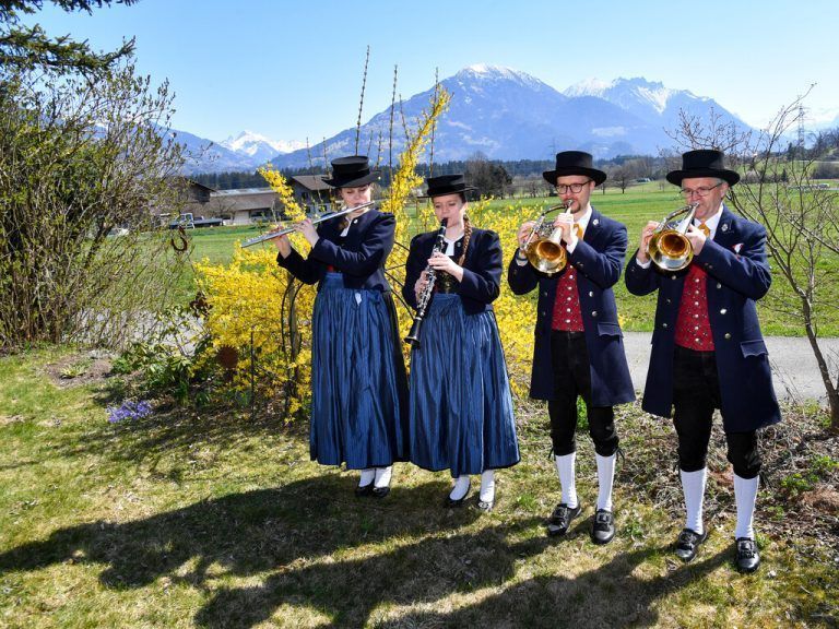 Klangvoller Auftritt von Familie Nigsch in Nenzing. oliver lerch