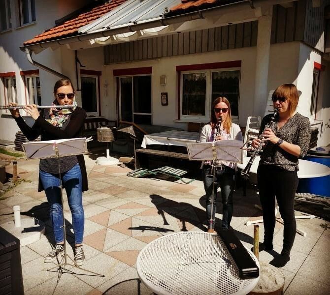 Musikantinnen vom MV Müselbach.