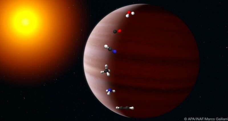 Vielzahl an Molekülen in Exoplanet-Atmosphäre nachgewiesen