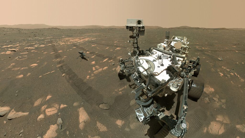 Mars-Heli vor Premiere