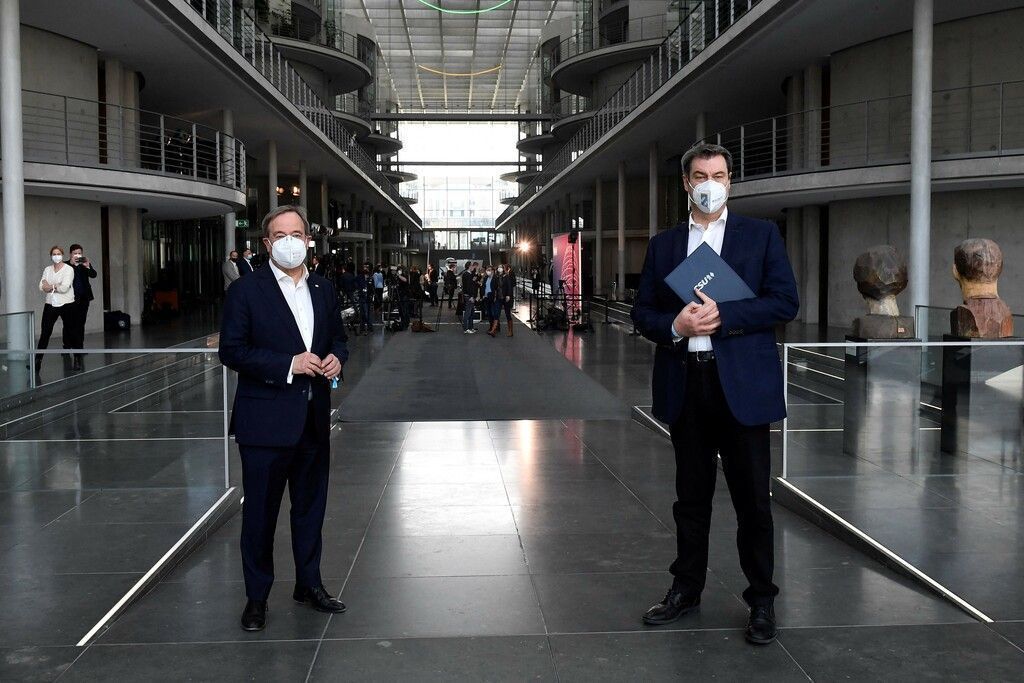 Söder und Laschet kämpfen um Kandidatur