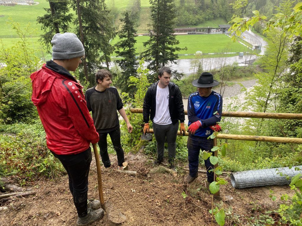 Ein Lernort im Klimawald in Egg