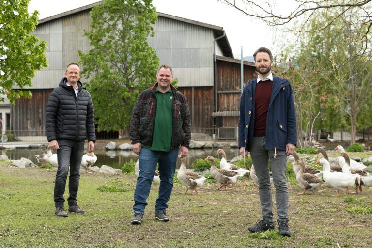 Marcel Strauß (Ländle Marketing Geschäftsführer), Josef Rosenzopf (Zangerlhof) und Martin Wagner (Marketingleiter Ländle Marketing).