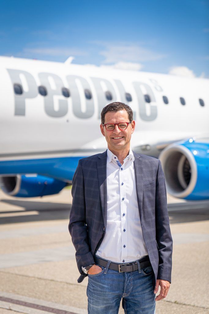 People‘s-CEO Thomas Krutzler: Strecke Altenrhein-Wien schwächelt noch. »D1