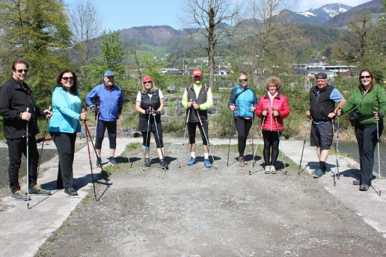 Ab sofort wird einmal wöchentlich Nordic Walking in Rankweil angeboten.<span class="copyright">VN/KNobel</span>