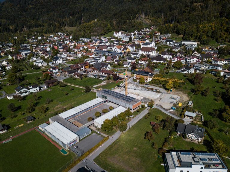 Am 2. Juli 2018 erfolgte der offizielle Spatenstich auf dem Campusgelände.VN/JS