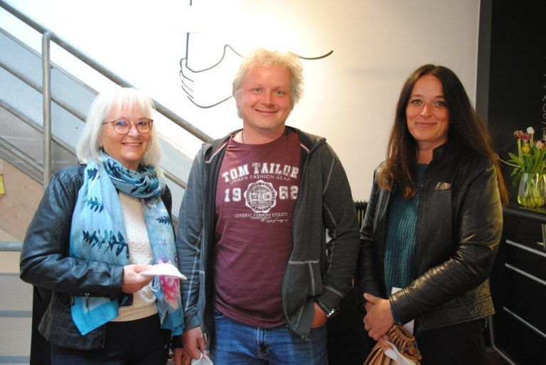 Auch Lotte, Mathias und Sabine Prock fanden sich im Publikum ein.