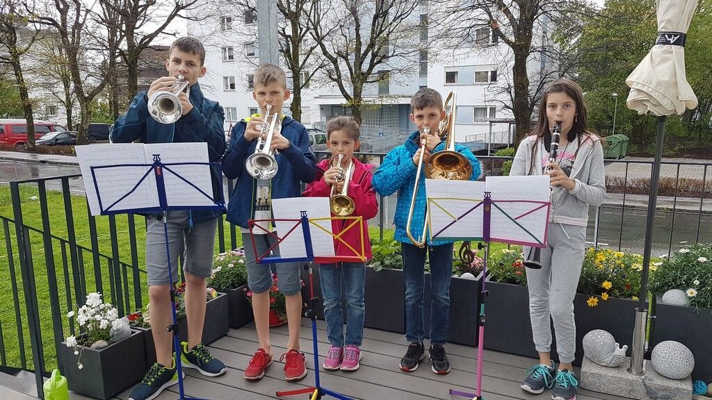 Musikanten sorgten für Klangwolke in Lochau