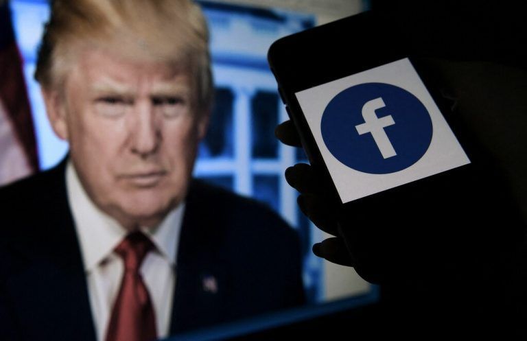 Bald wieder Trump-Postings? Das Online-Netzwerk Facebook muss den Fall binnen sechs Monaten noch einmal überprüfen. AFP
