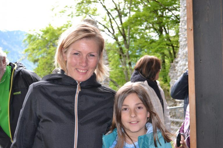 Barbara Eichhorner wurde von Tochter Miriam begleitet.