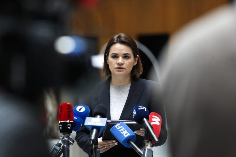 Bürgerrechtlerin Tichanowskaja sagt, es gebe keinen Zweifel an Folter. AP